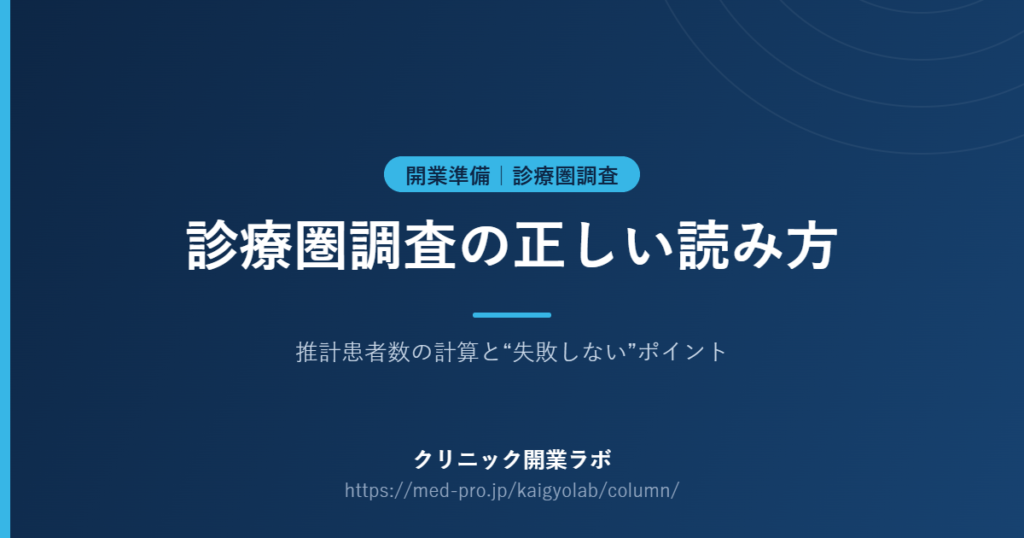 診療圏調査
