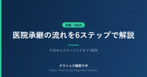 医院承継 流れ