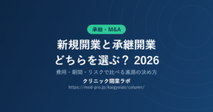 承継開業 新規開業