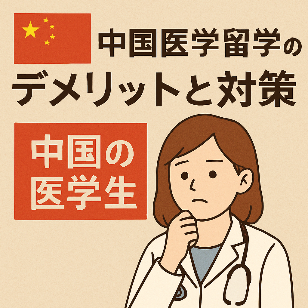 中国医学留学のデメリットと対策【失敗しないためのポイント】