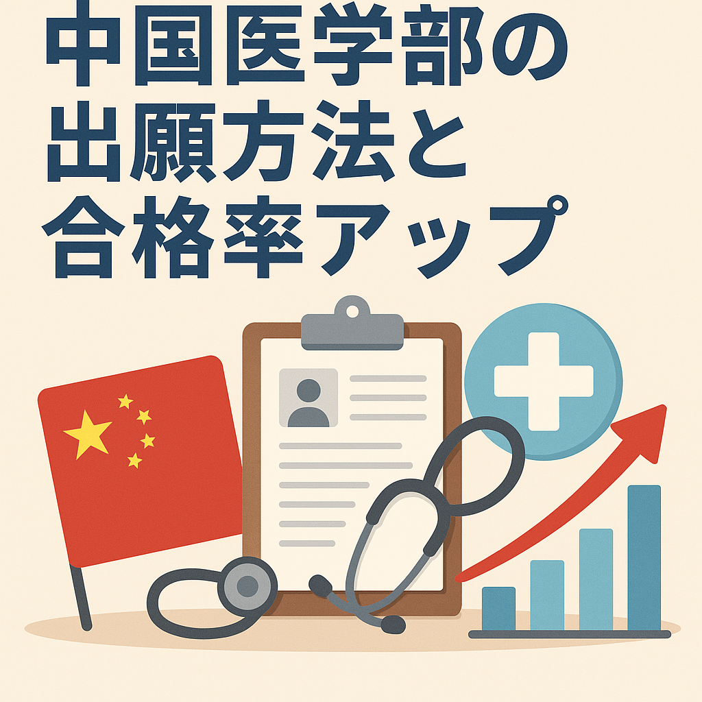 【保存版】中国医学部の出願方法と合格率アップのポイント
