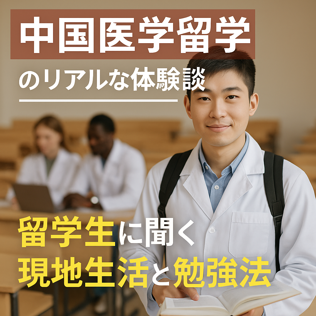 中国医学留学のリアルな体験談｜留学生に聞く現地生活と勉強法