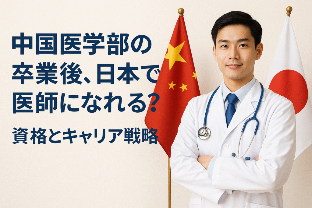 【完全ガイド】中国医学部の卒業後、日本で医師になれる？資格とキャリア戦略