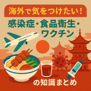 海外で気をつけたい！感染症・食品衛生・ワクチンの知識まとめ