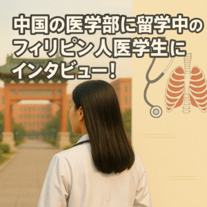 中国の医学部に留学中のフィリピン人医学生にインタビュー！