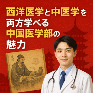 西洋医学と中医学を両方学べる中国医学部の魅力