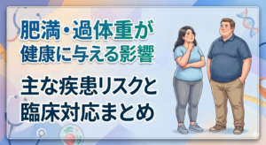 肥満・過体重が健康に与える影響|主な疾患リスクと臨床対応まとめ