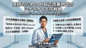 AI自己改善時代のシナリオと生存戦略-AnthropicのWhen AI builds itself-